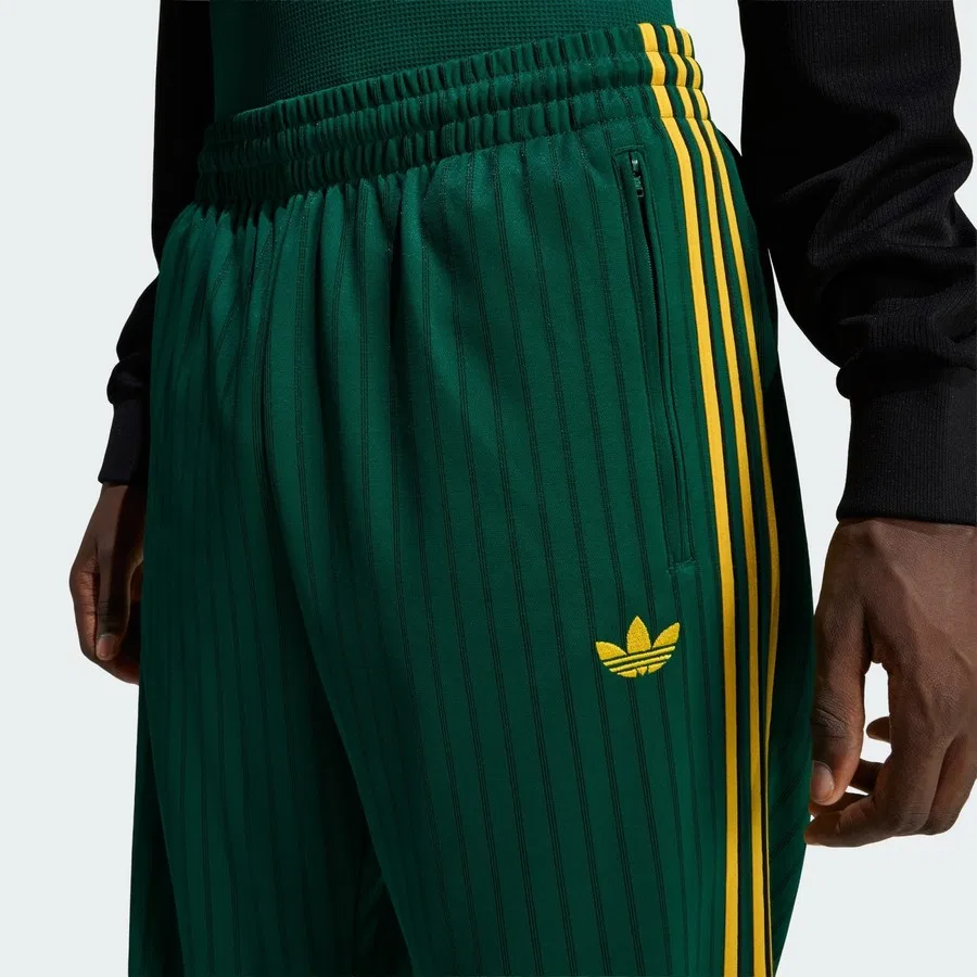Спортивные брюки свободного кроя с принтом Firebird Pinstripes Loose adidas, Зеленый — фото 4