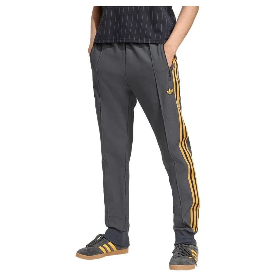 Спортивные штаны с длинным рукавом adidas Mufc Icon Tp, Черный — фото 2