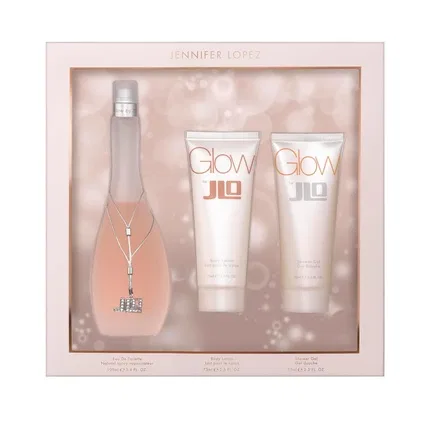 Набор парфюмерный Jennifer Lopez Glow, Eau De Toilette 100ml, Shower Gel 75ml, Body Lotion 75ml
