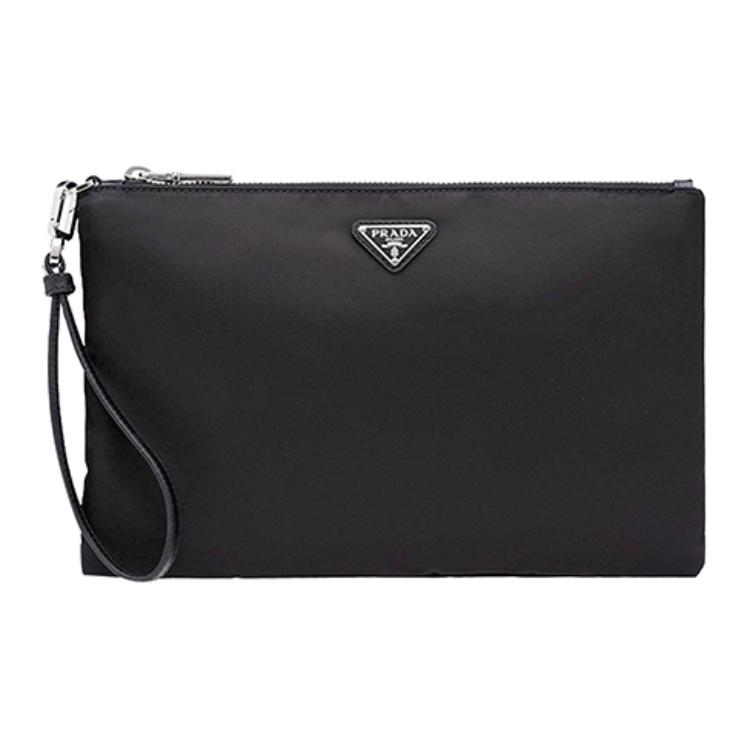 

PRADA Нейлоновая косметичка клатч для мужчин черный