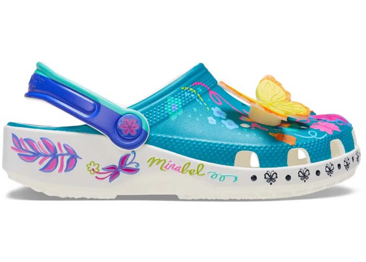 Детские клоги Classic Clog Disney Encanto Mirabel Crocs, White/Blue
