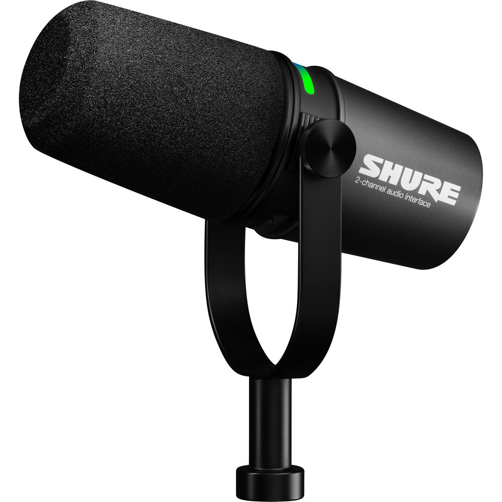 

Умный микрофон Shure MV7i + интерфейс