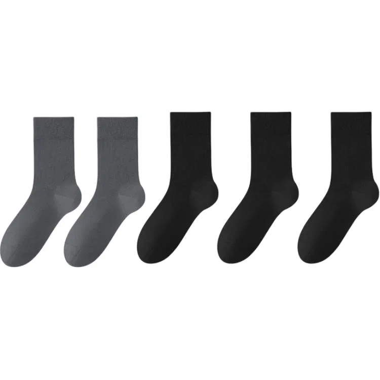 Детские носки 5 пар MINISO, Black 3 Dark Gray 2