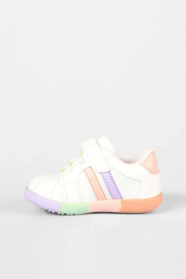 Детские спортивные туфли для девочек с липучкой Vicco, Pink — фото 2