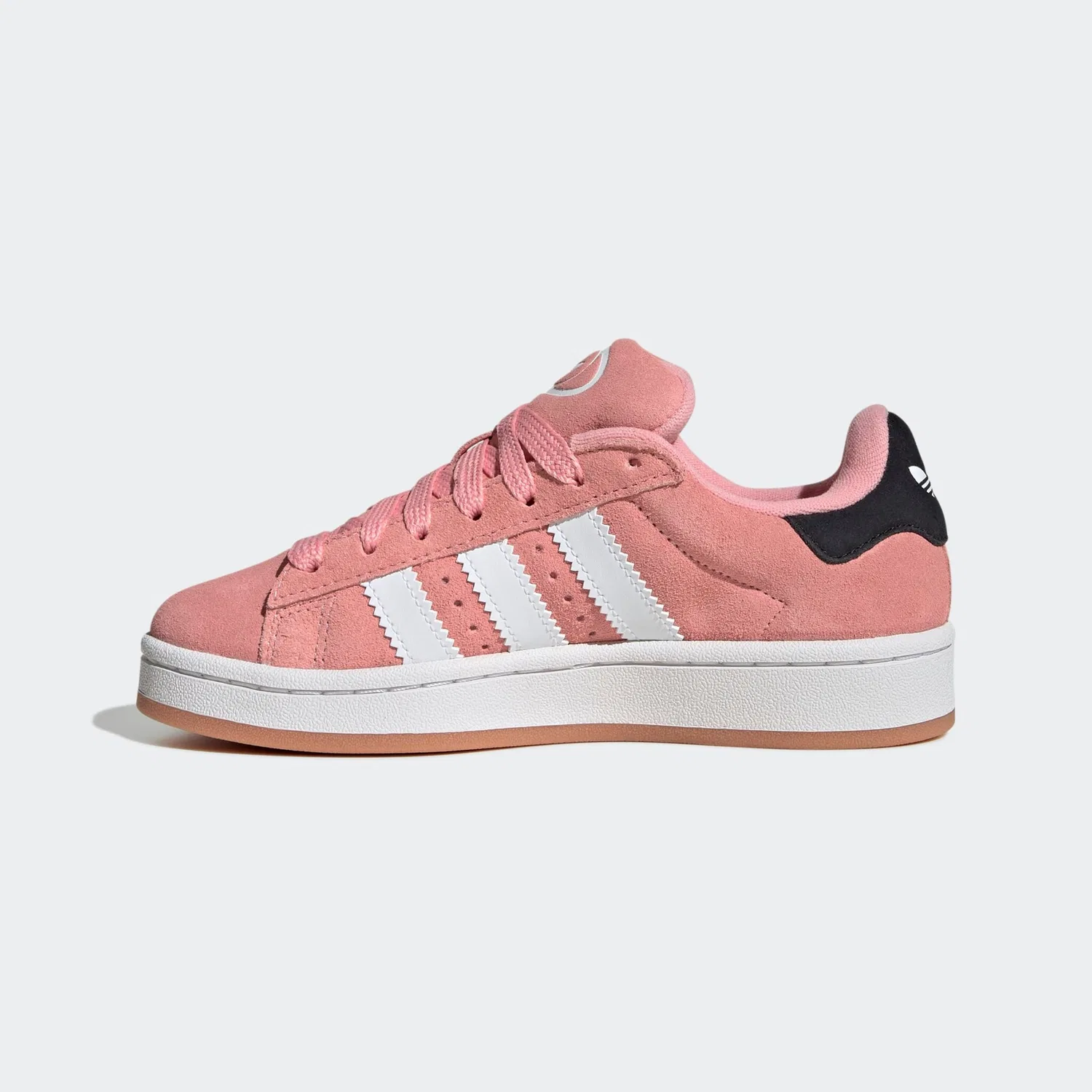 Детские кроссовки в стиле ретро Adidas Originals, Semi Pink Spark/Cloud White/Gum — фото 3