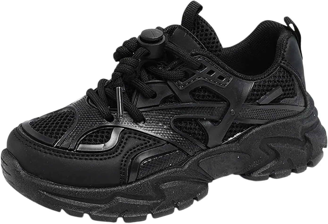 Детские кроссовки для девочек с принтом Girls School Sneakers, Black