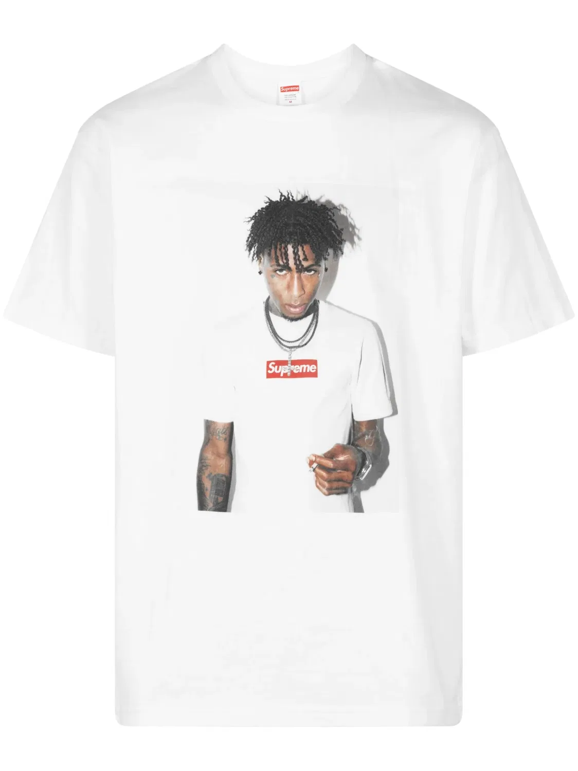 Футболка с фотопринтом Youngboy Supreme, белый