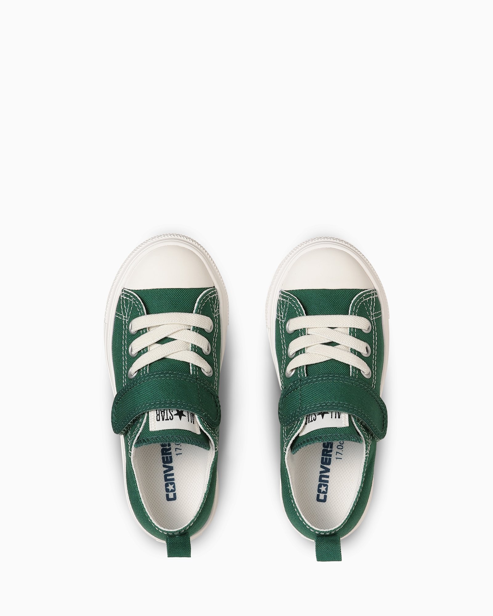 Детские кроссовки Child All Star Light V-1 OX Low-Cut Converse, Dark green — фото 3