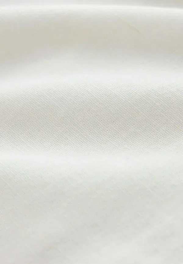 Блуза с вышивкой Regular fit - broderie short sleeve shirt - button-down blouse Next, White chocolate brown, белый/коричневый/шоколадный — фото 3