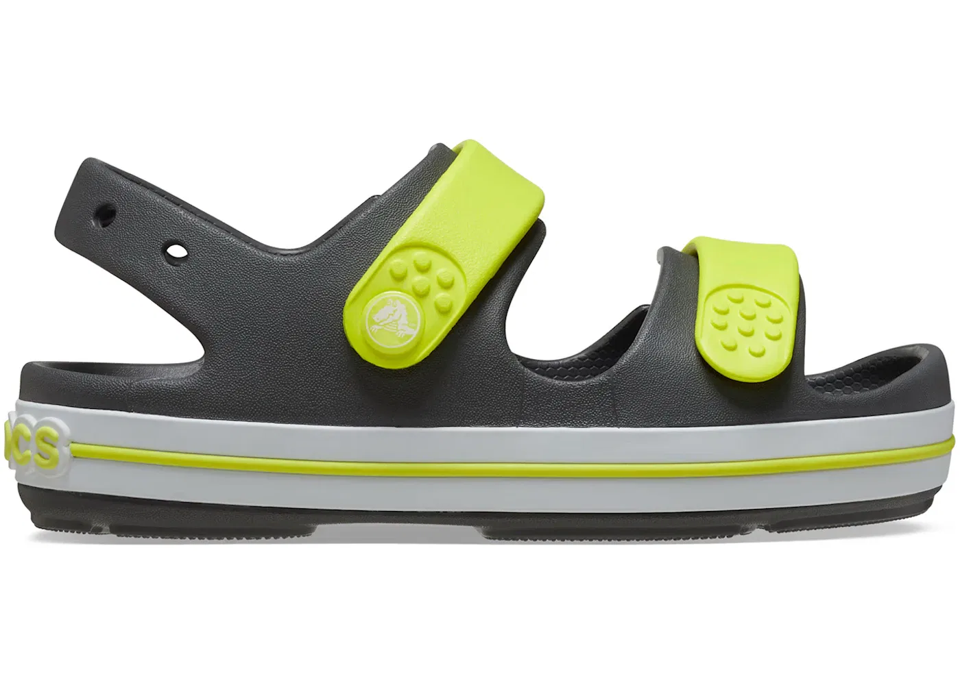 Детские сандалии с ремешком Crocband Cruiser Crocs, Slate Grey/Acidity