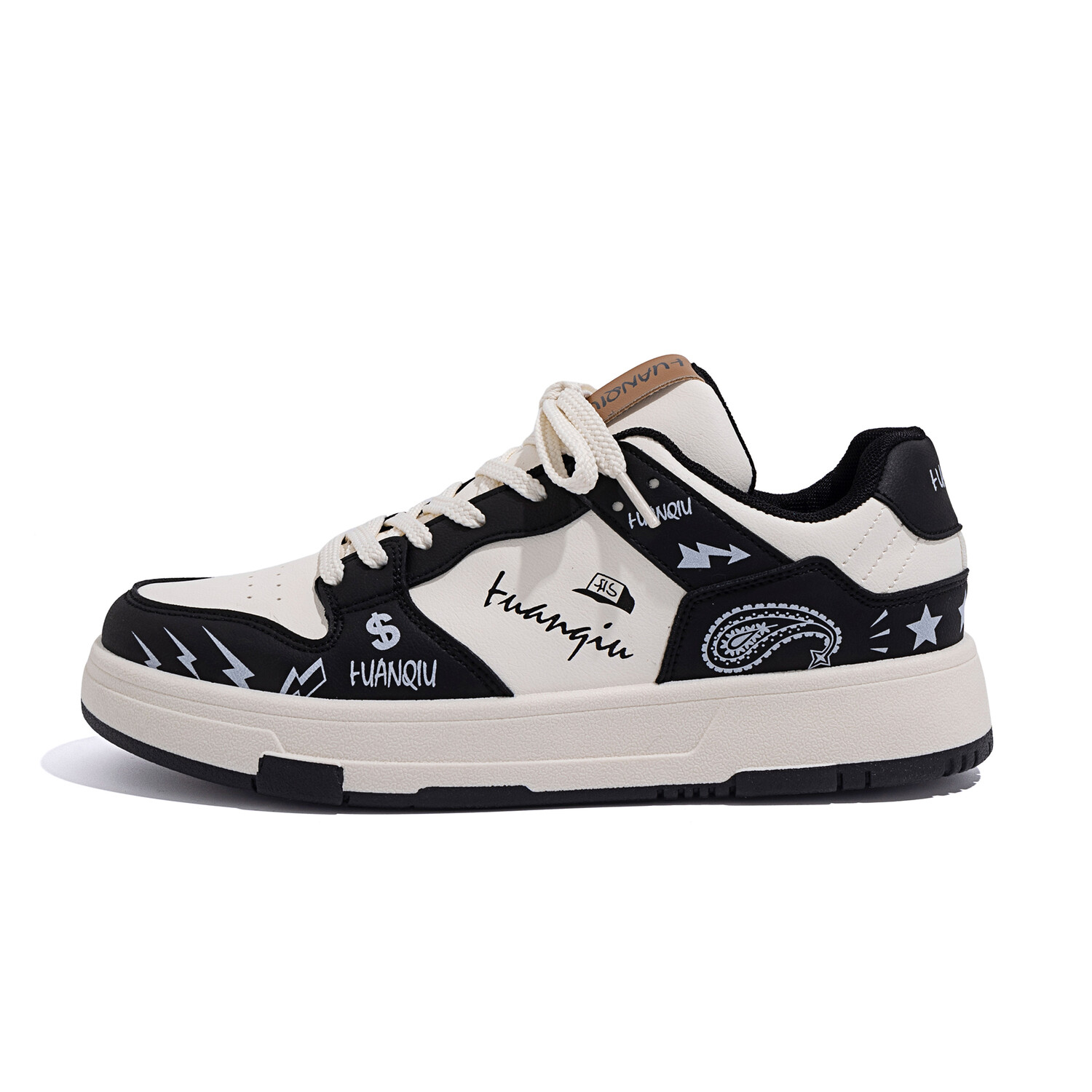 

Кроссовки HUANQIU Skateboarding Shoes Men Low-top, серый