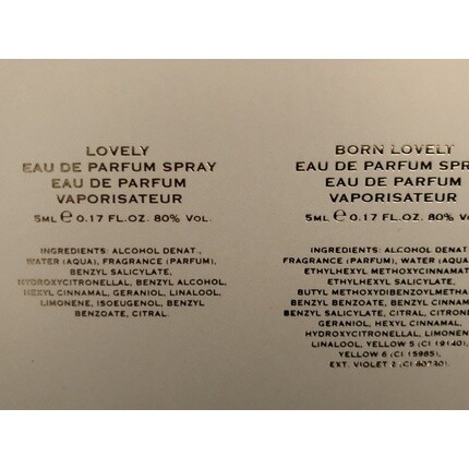 Sarah Jessica Parker Born Lovely and Lovely EDP Miniatures Подарочный набор по 5 мл каждый — фото 3