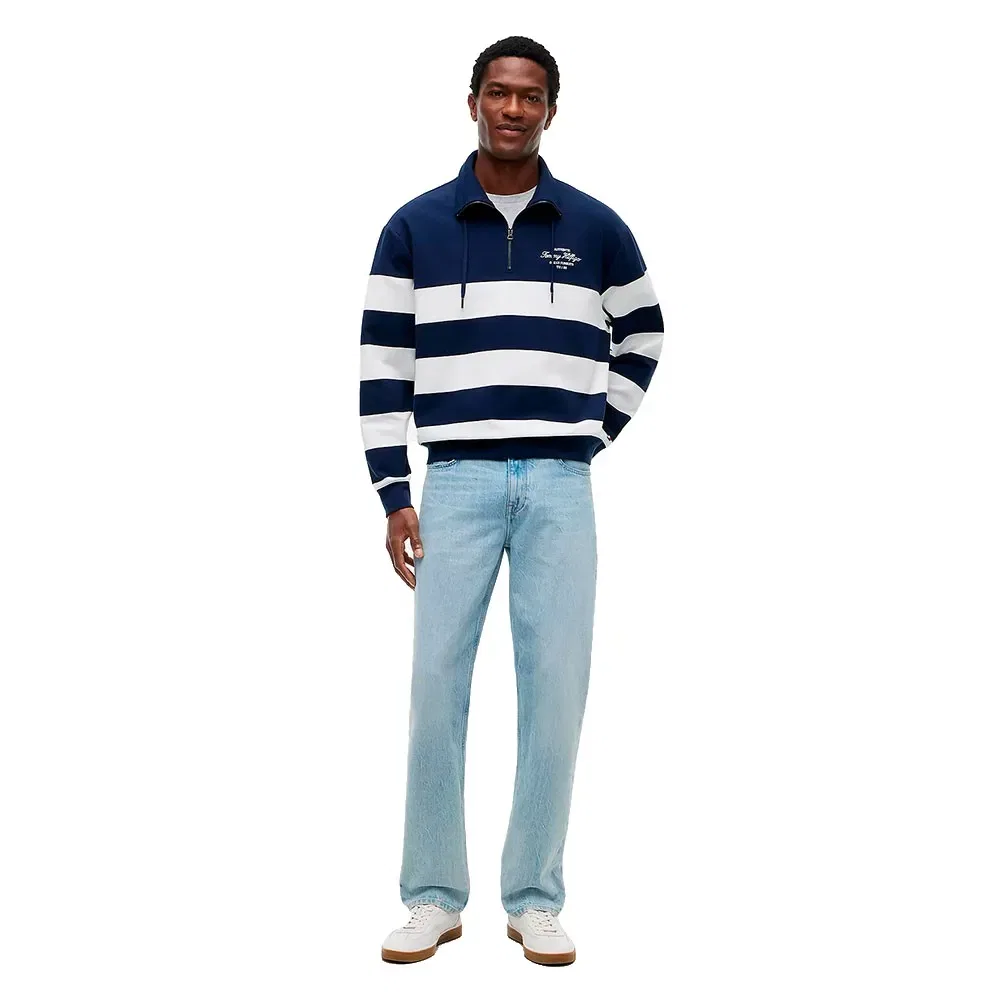 Мужской свитшот с принтом Tommy hilfiger, Blue — фото 4