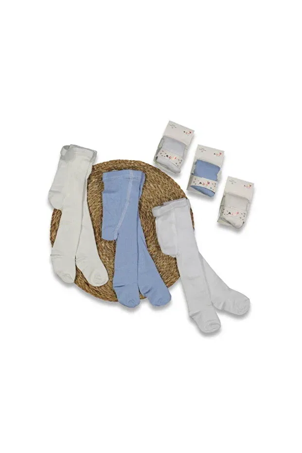 Детские колготки для девочек однотонные Twobeys, Blue