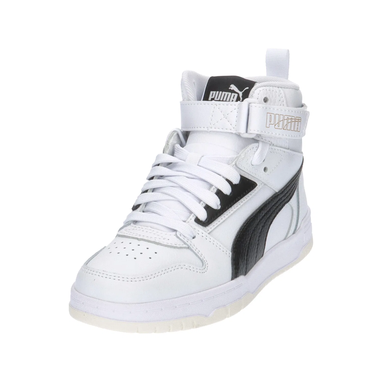 Детские кроссовки с высоким верхом RBD GAME JR Puma, Schwarz Gold — фото 4