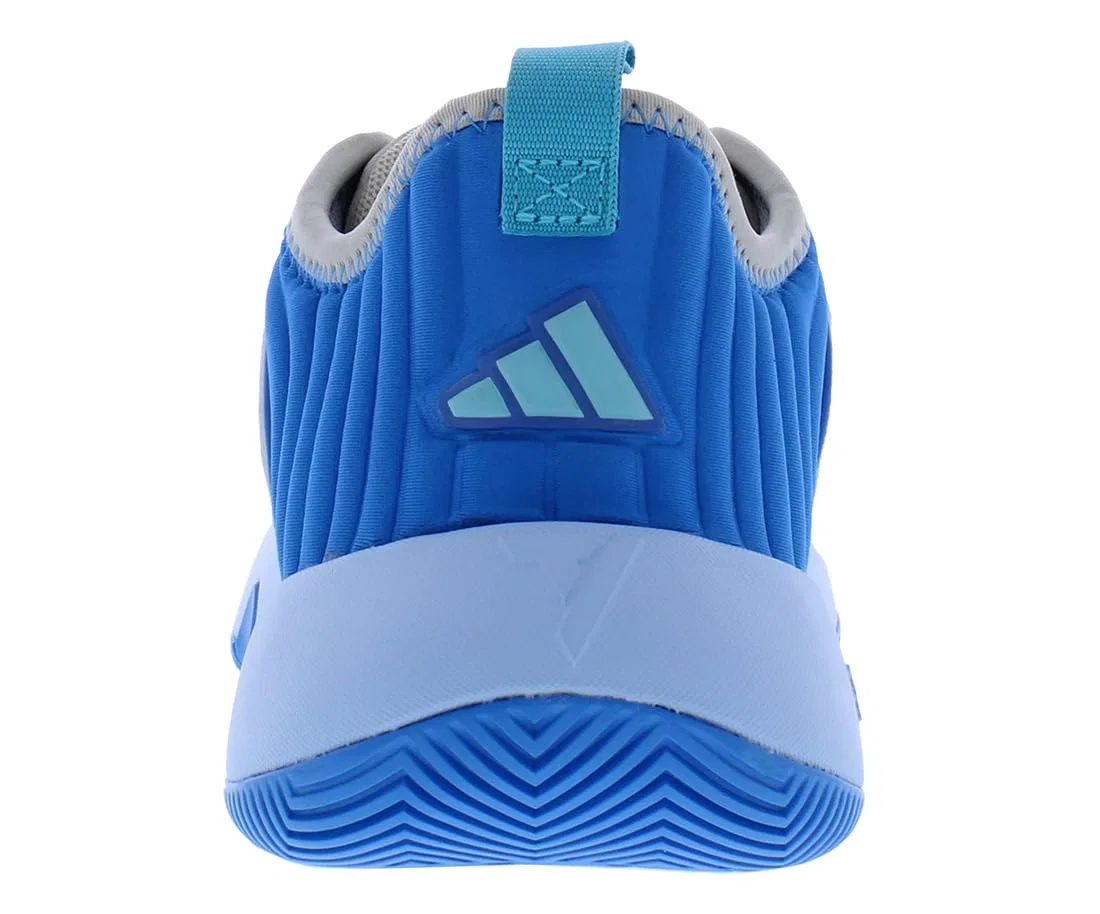 Детские баскетбольные кроссовки с низким вырезом Trae Adidas, Grey Dashboard Grey Metal Blue — фото 3