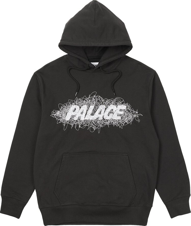 

Толстовка Palace Sketchy Hood 'Black', черный