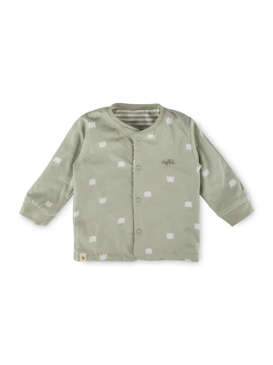 Куртка SIGIKID Between-Season Jacket 'Wendejacke Classic Baby' зеленого цвета — фото 3