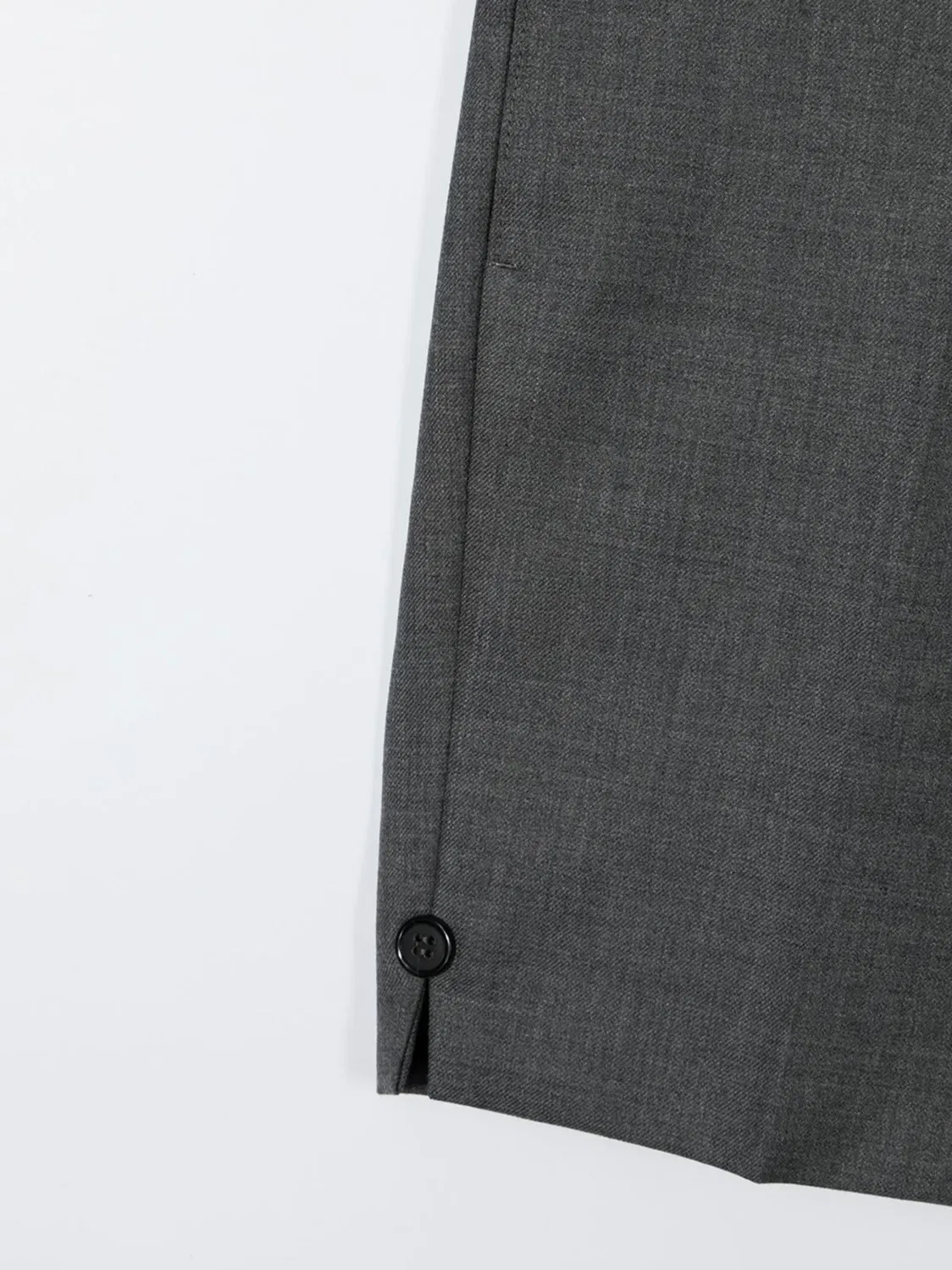 Шорты из твила Super 120s Thom Browne, серый — фото 2