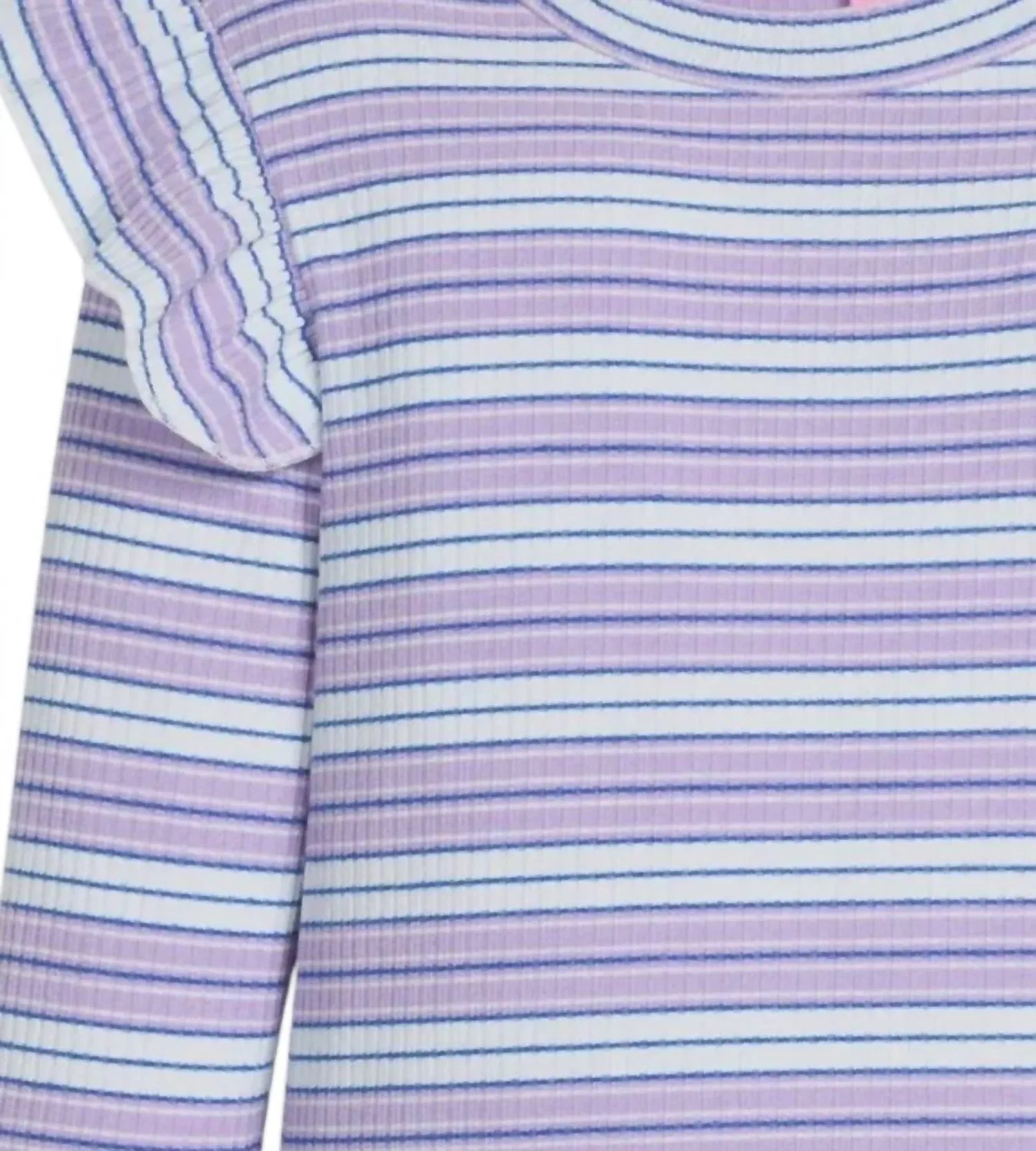 Детский лонгслив для девочек с полосатым принтом Sadie Bisby, Concord Stripe — фото 2