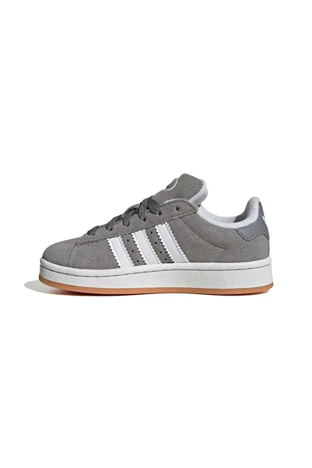 Детские кроссовки для девочек с коротким каблуком Campus 00s c unisex kids sneakers ji4330 Adidas, Gray — фото 2