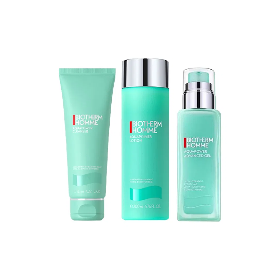 Мужской набор для увлажнения и очищения кожи BIOTHERM New Version, Blue