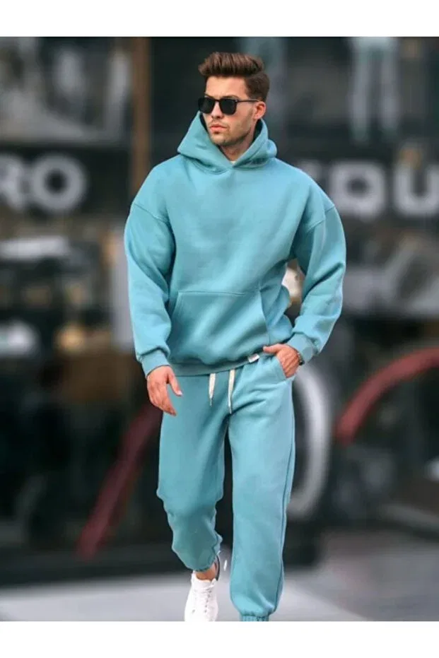 Детский спортивный костюм с капюшоном Yakamel, Coral Blue