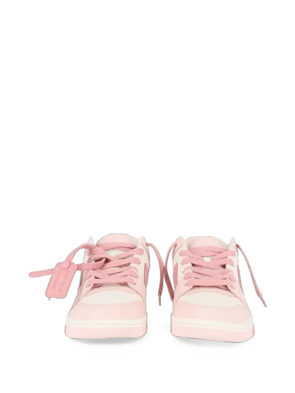 Кроссовки Out Of Office на шнуровке OFF-WHITE, розовый — фото 3