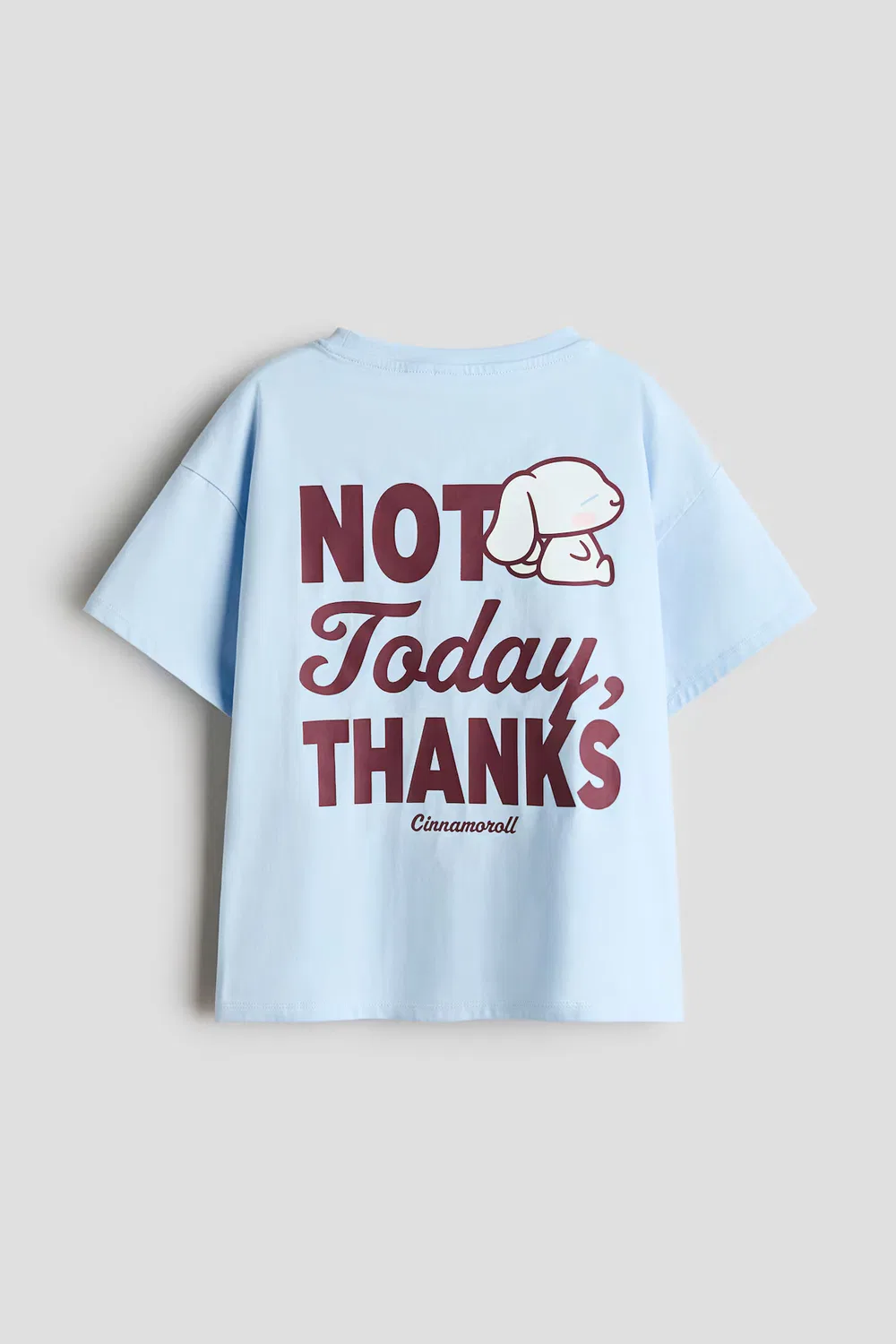 Хлопковая футболка с принтом H&M, Helles Mattblau/Cinnamoroll — фото 2