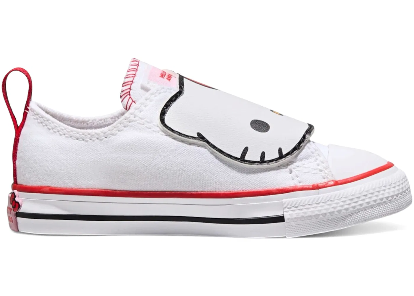 Детские кеды Lifestyle с ремешком Converse Chuck Taylor All Star One Strap, White/White/Red