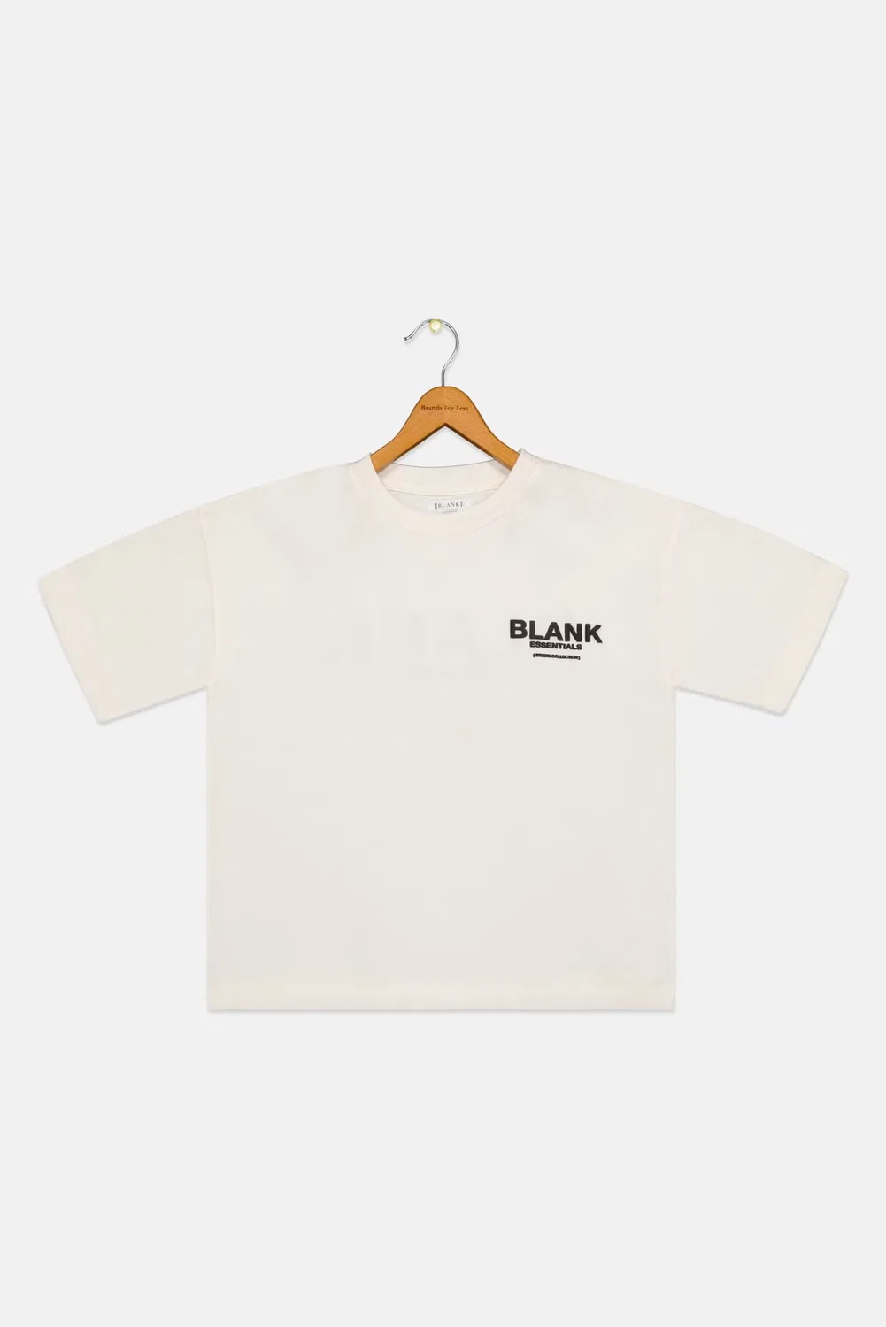 Футболка с логотипом бренда для мальчиков Blank Essentials, белый — фото 2