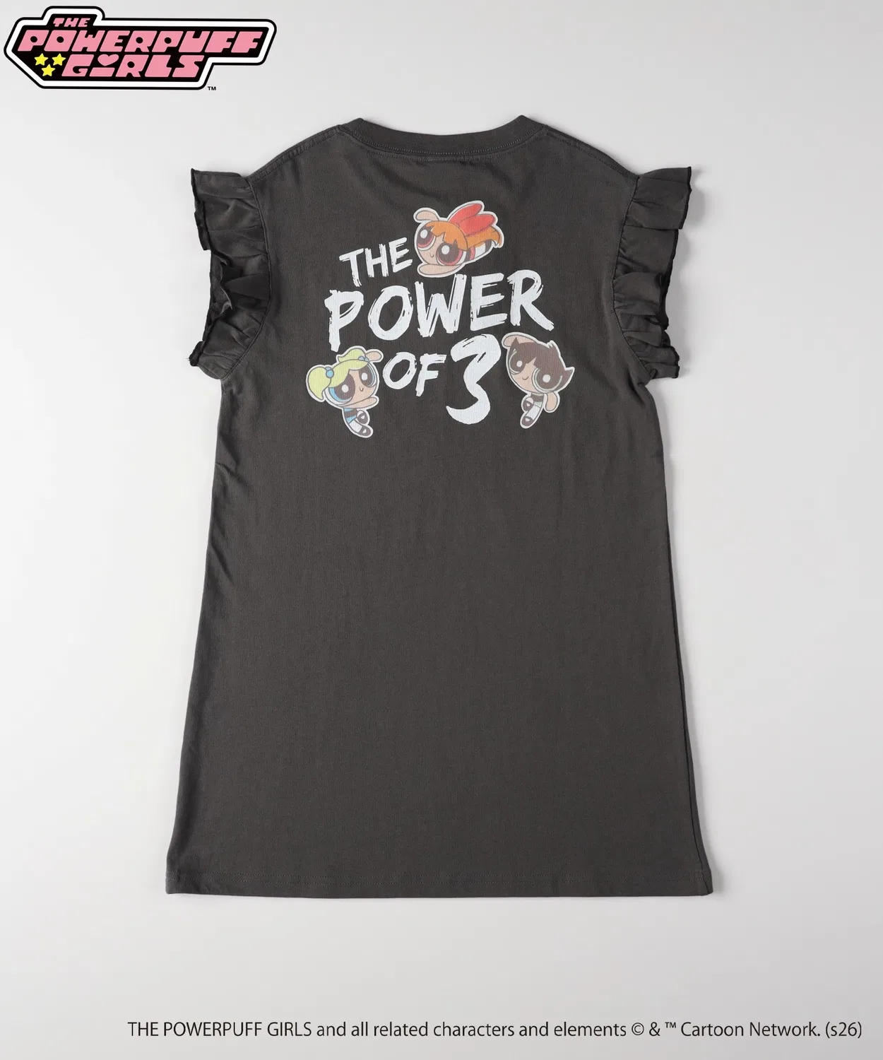 Детское платье для девочек с длинным рукавом модель Powerpuff Girls Right-on, Black