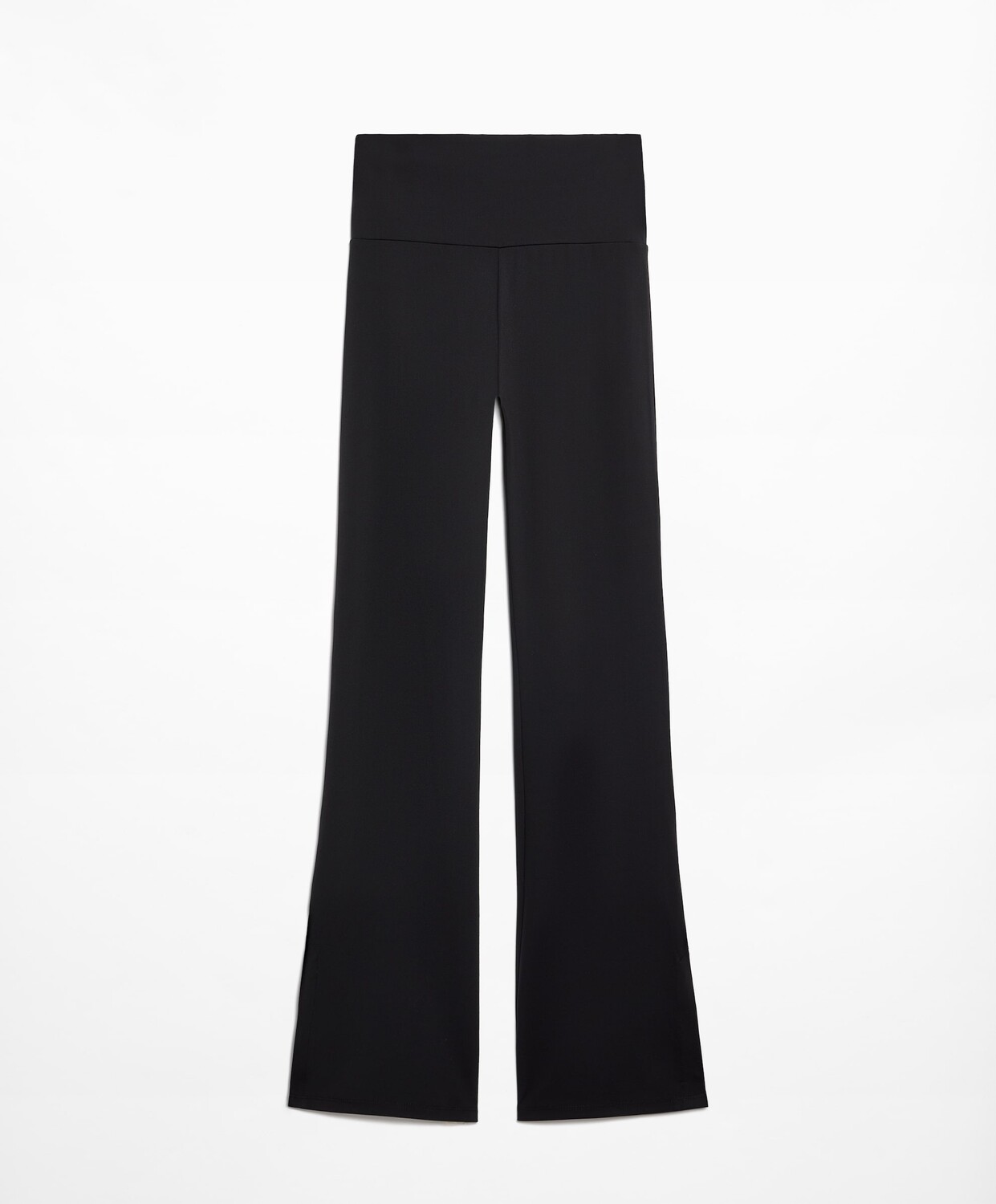 

Спортивные брюки Oysho Comfortlux Slit Flare, черный