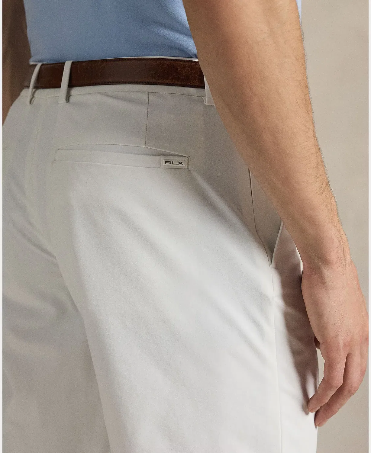 Мужские шорты технические из полиэстера Ralph Lauren, Blanco — фото 4