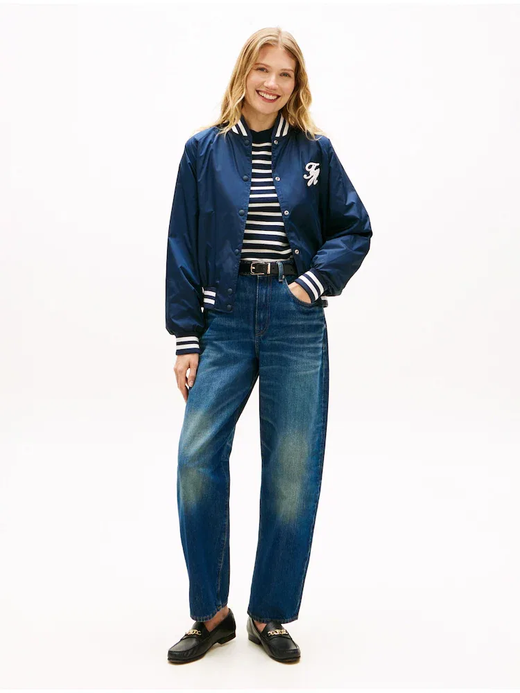 Куртка бомбер Signature Varsity TOMMY HILFIGER, Navy — фото 2