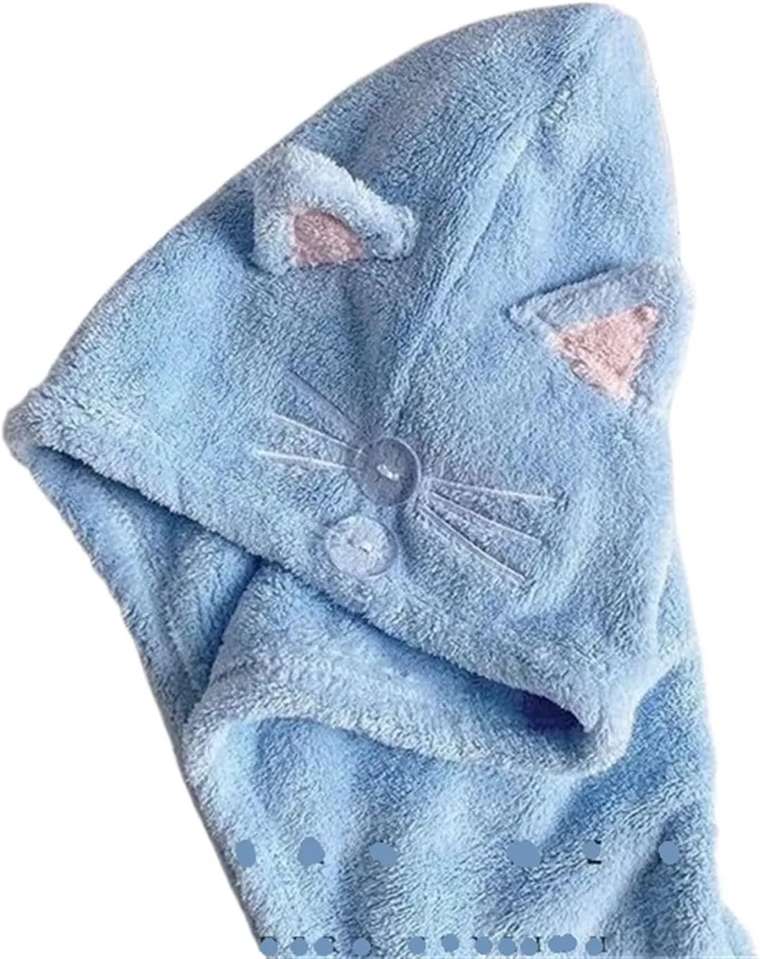 Шапочка для сушки волос Microfiber, TYNXK, 1 шт, Blue