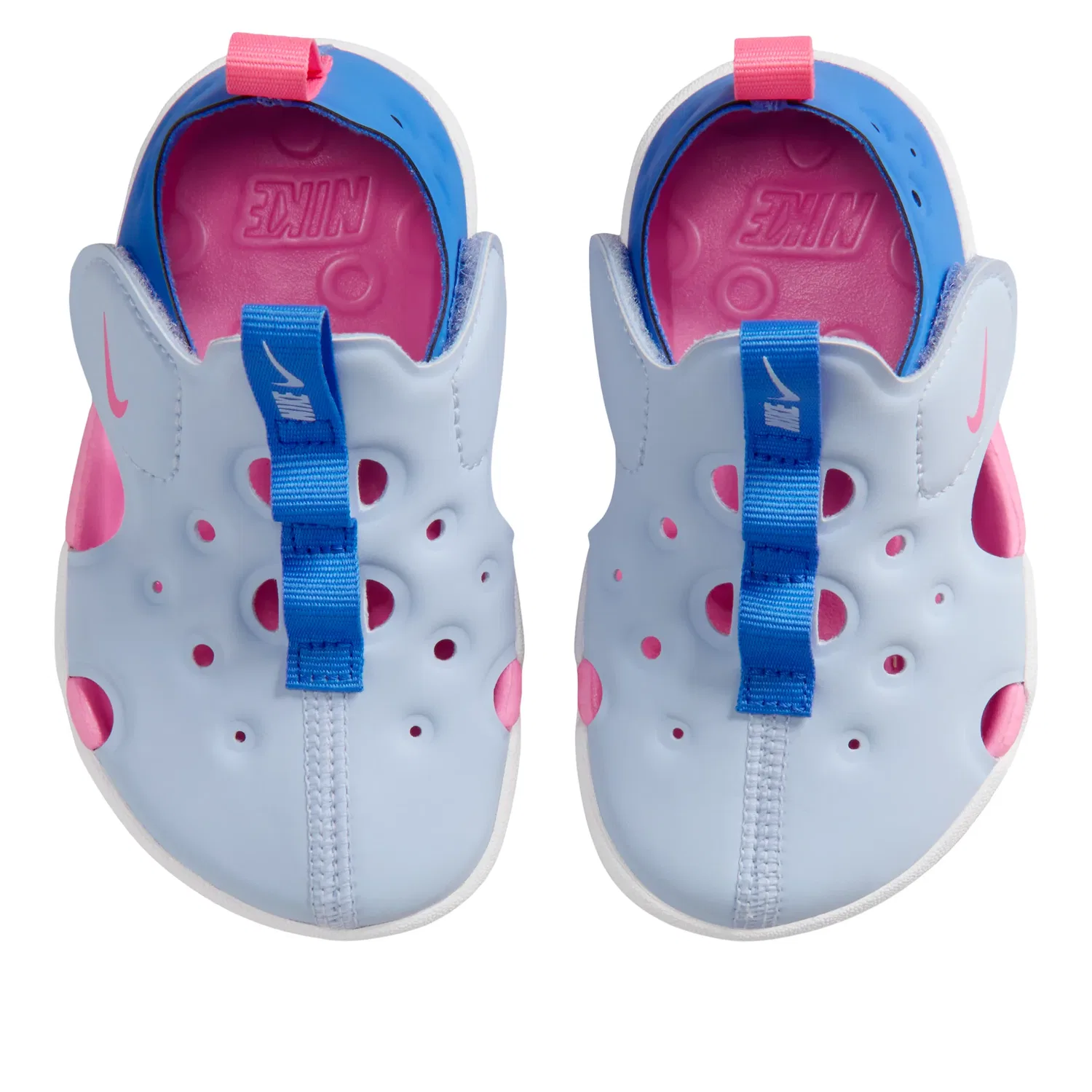Детские сандалии с текстильным верхом Sunray Protect 4 Sandal 'Hydrogen Blue' Nike, Hydrogen Blue — фото 2