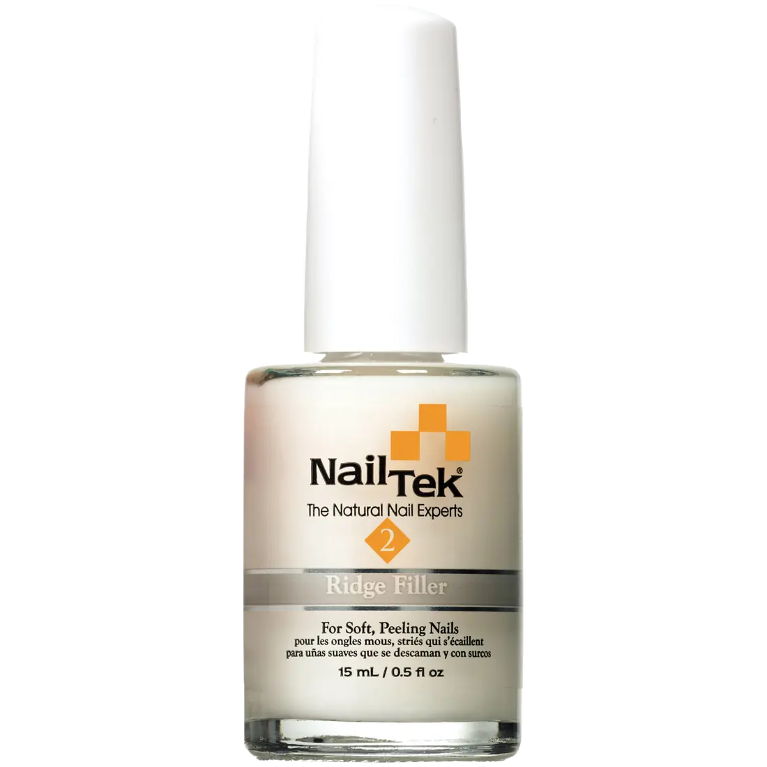 

Nail Tek Ridge Filler разглаживающий базовый кондиционер для мягких ногтей, 15 мл