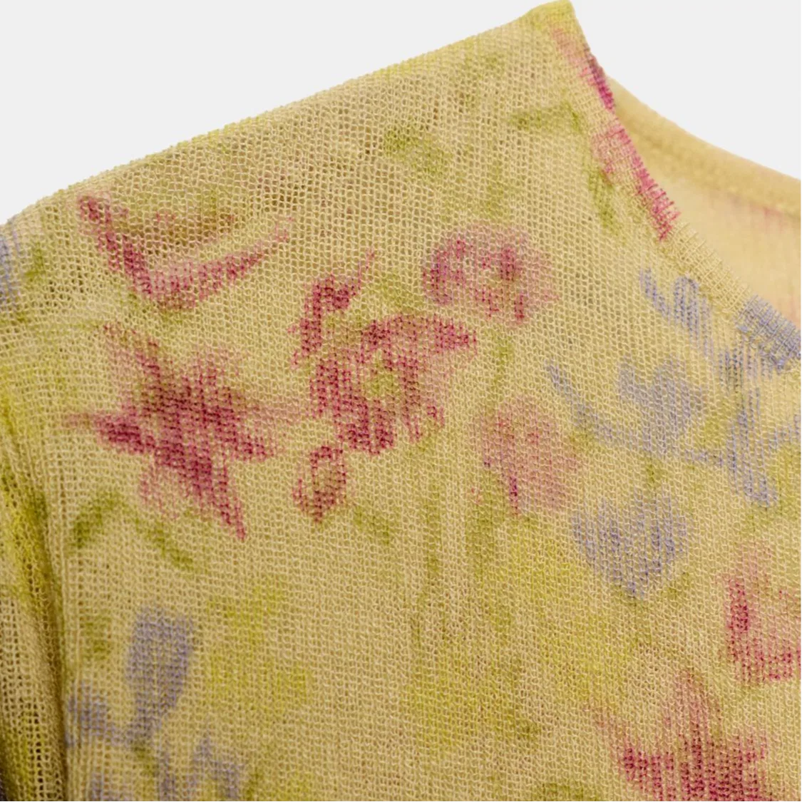 Женская футболка с круглым вырезом Multicolor ZARA — фото 4