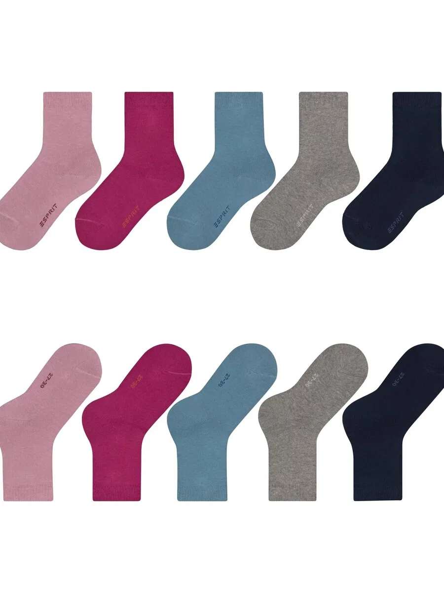Набор носков ESPRIT «Solid Mix 5-Pack», мультиколор