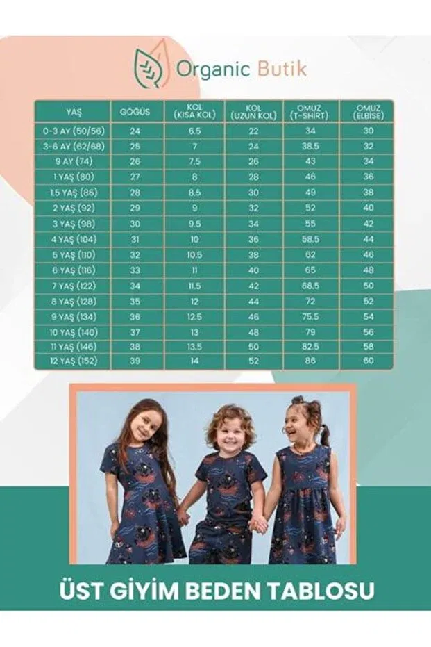 Детское для девочек свитшот с принтом Astronaut Printed Organic Kids Walkiddy, Navy Blue — фото 4
