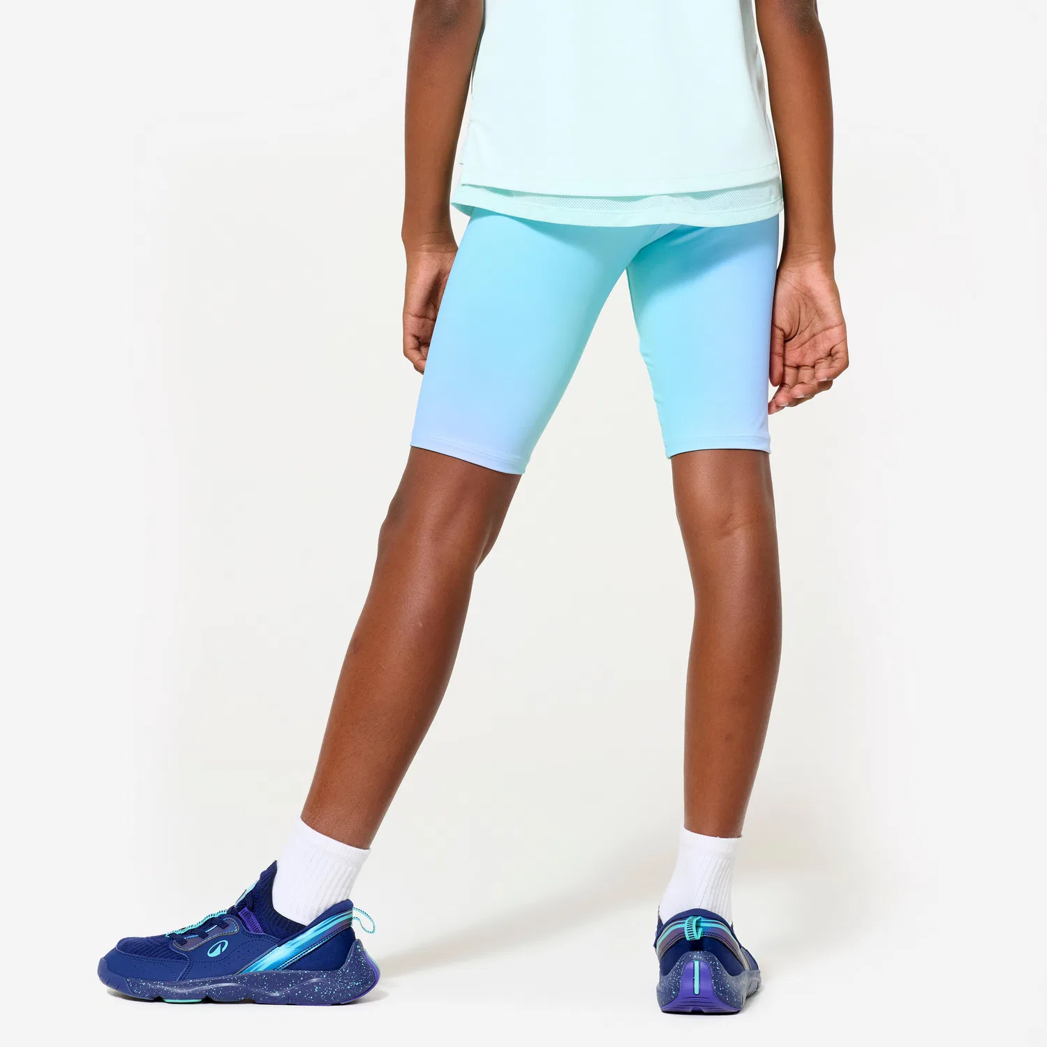 Детские велосипедные шорты с длиной до колена Decathlon, Helllila — фото 4