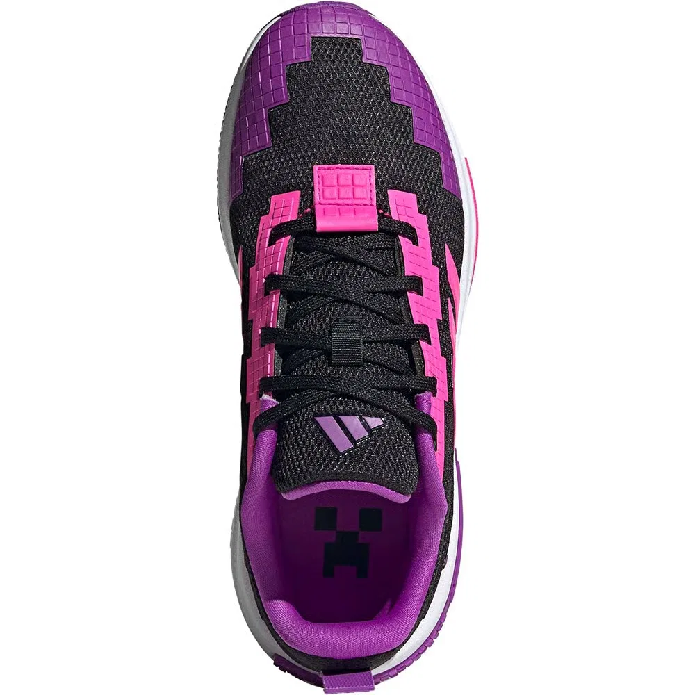Детские кроссовки для бега Minecraft Pro Adidas, Black/Black/Black — фото 4