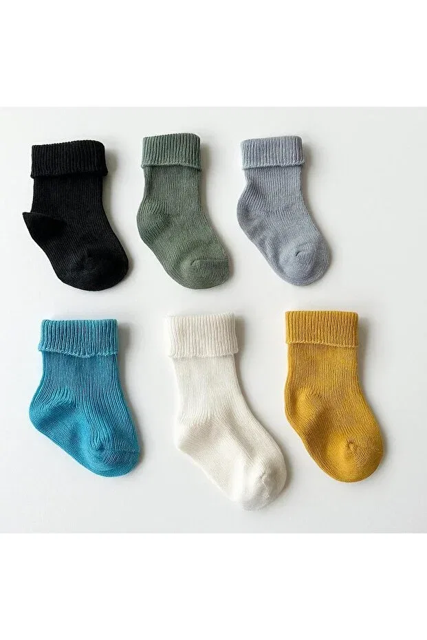 Детские носки для мальчиков хлопковые комплект 6 пар Concon, Multicolor — фото 2