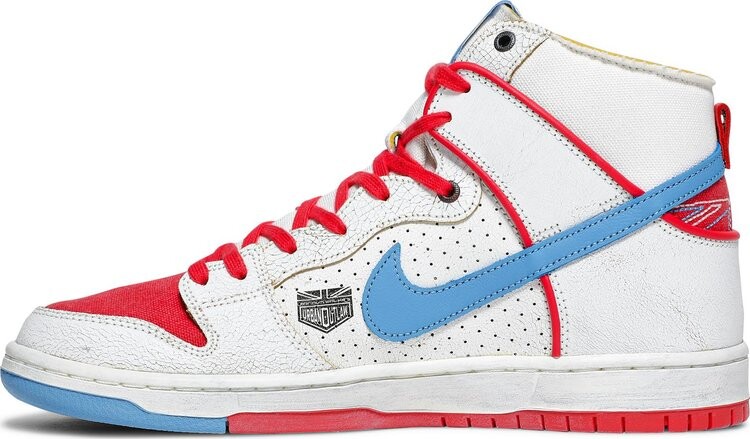 Кроссовки Nike Ishod Wair x Magnus Walker x Dunk High Pro SB 'Urban Outlaw', белый — фото 4