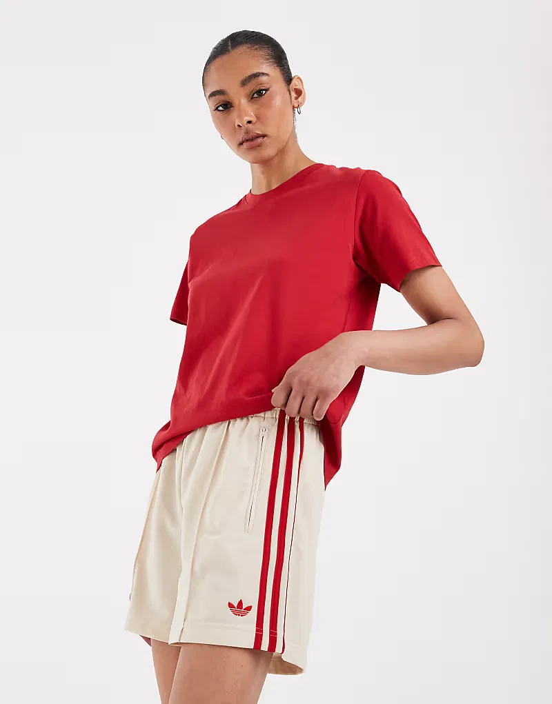 Шорты Adidas Originals Firebird, кремовый и, красный