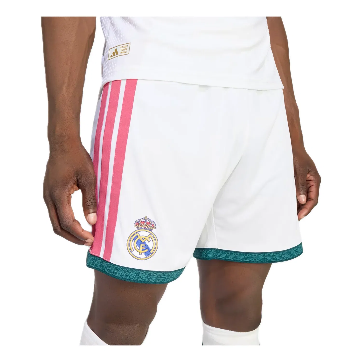 Мужские шорты с длиной до колена Real Madrid 26/27 Home Shorts Adidas, белый