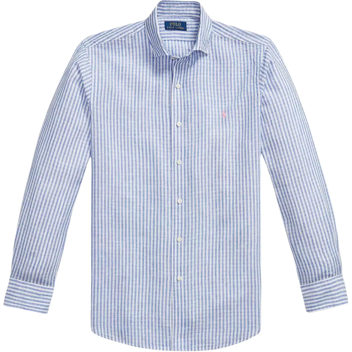 Мужская рубашка с воротником, прямого кроя, Blue Polo Ralph Lauren