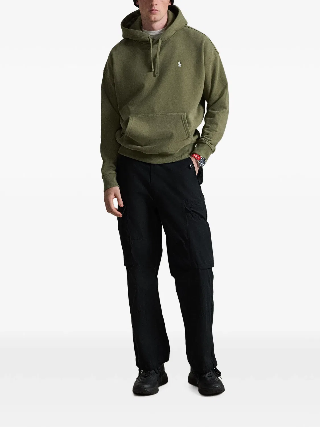 Polo Ralph Lauren Худи Pony зеленый — фото 2