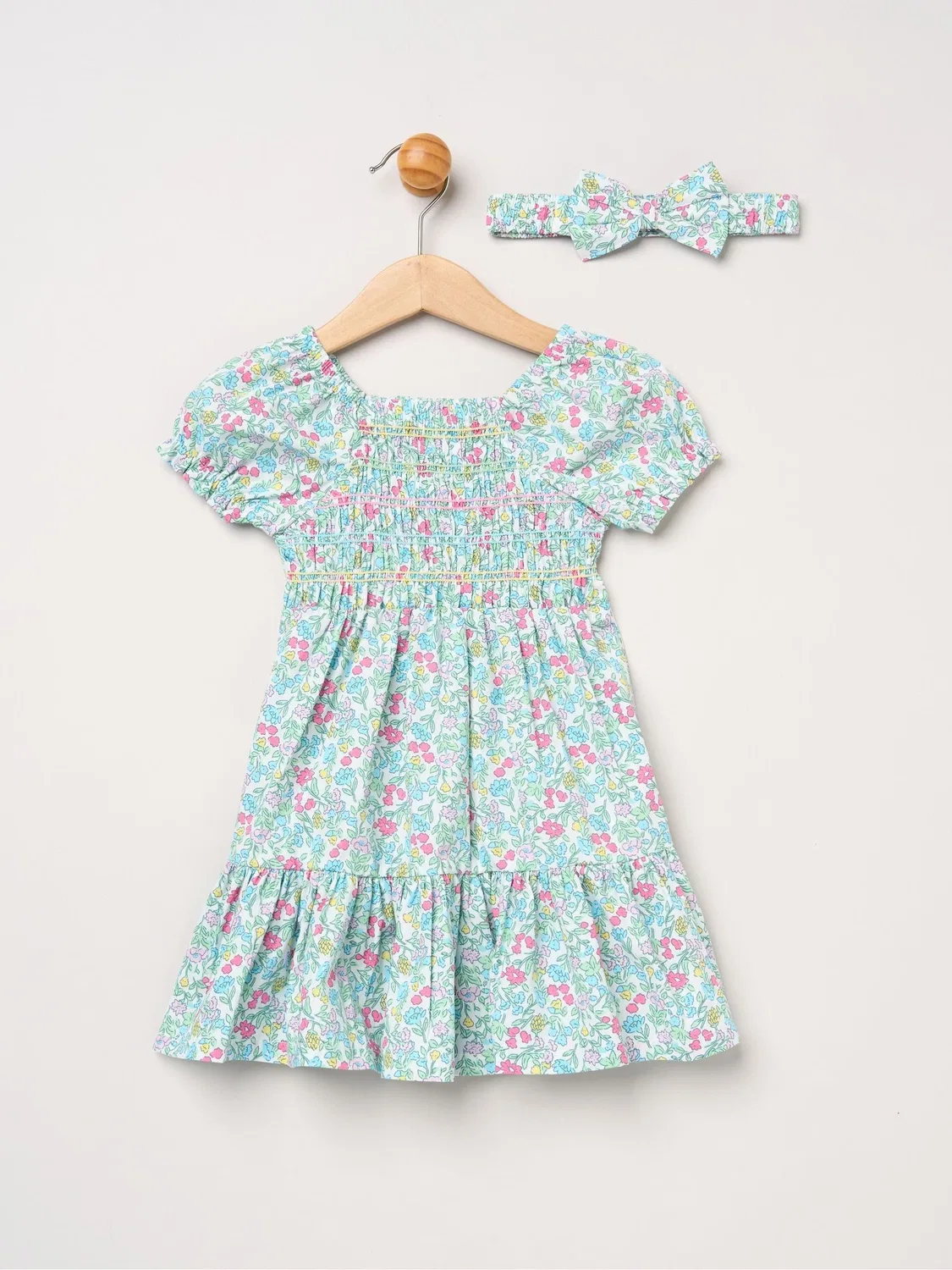 Платье с вышивкой Miss Blue Floral Miss, голубой